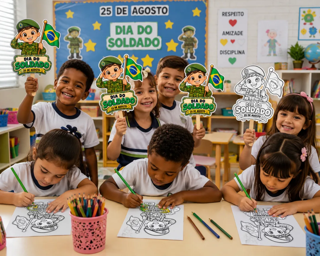 Atividade Palitoches Dia do Soldado - Educação Infantil - PDF — imagem 3