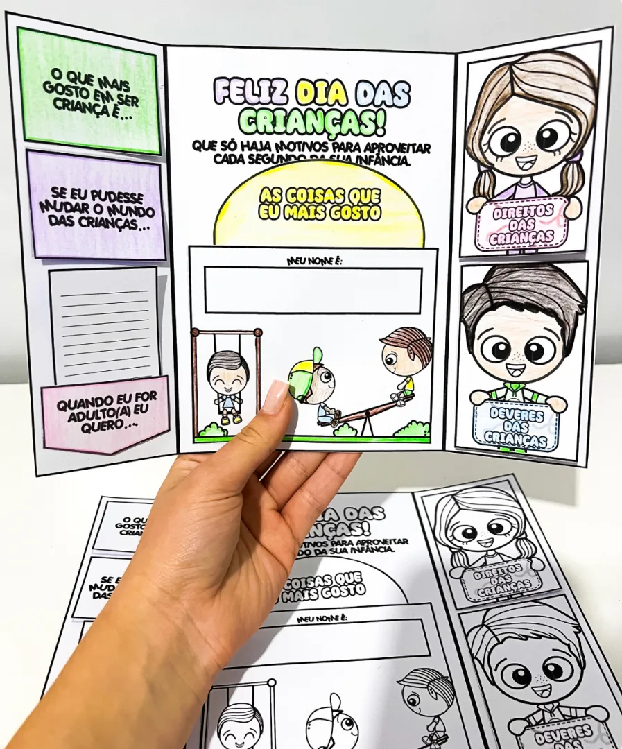 ATIVIDADE PARA COLORIR DIA DAS CRIANÇAS — imagem 5