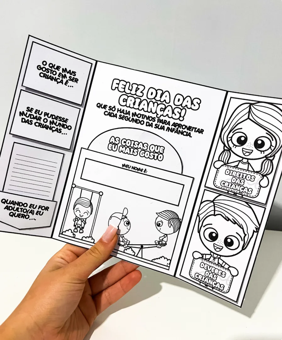 ATIVIDADE PARA COLORIR DIA DAS CRIANÇAS — imagem 6