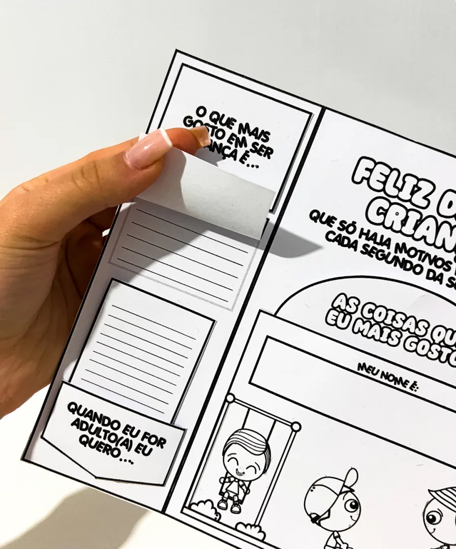 ATIVIDADE PARA COLORIR DIA DAS CRIANÇAS — imagem 7