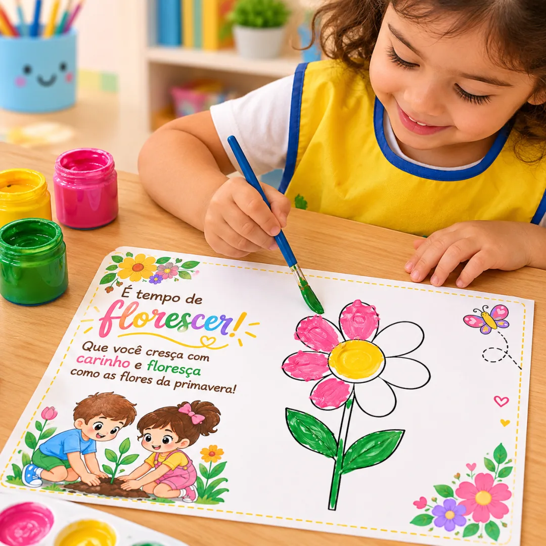 Atividade Primavera Lúdica Criativa – Kit Pintura & Quebra-Cabeça em PDF — imagem 3