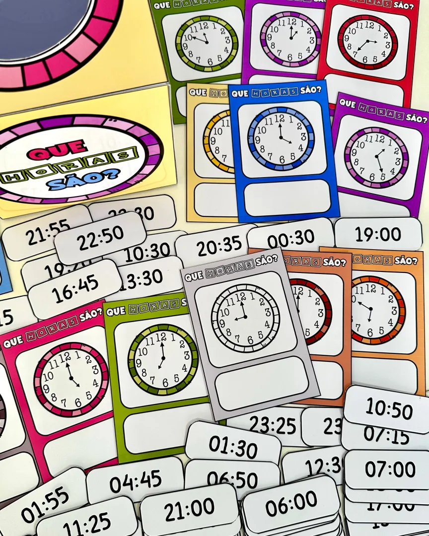 Que Horas São? PDF de Atividade para Educação Infantil — imagem 4