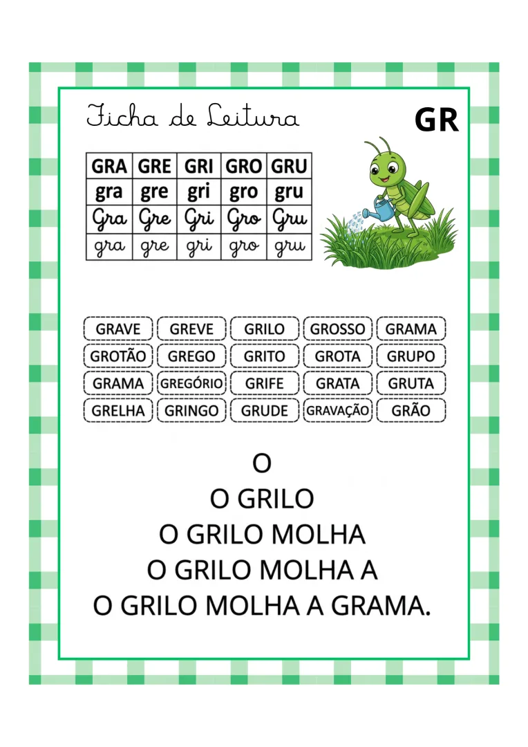 Atividade Sílaba Complexa - 1º Ano - Língua Portuguesa - PDF — imagem 3
