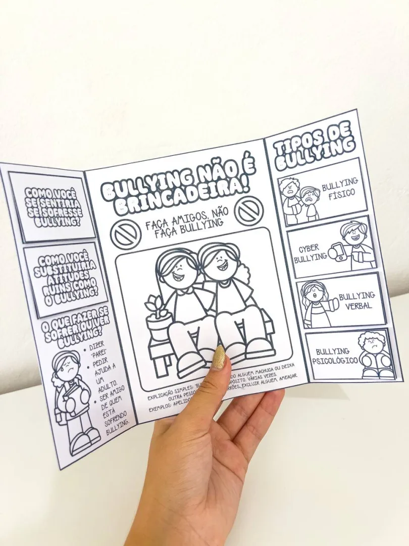 ATIVIDADE SOBRE BULLYING - Lapbook — imagem 4