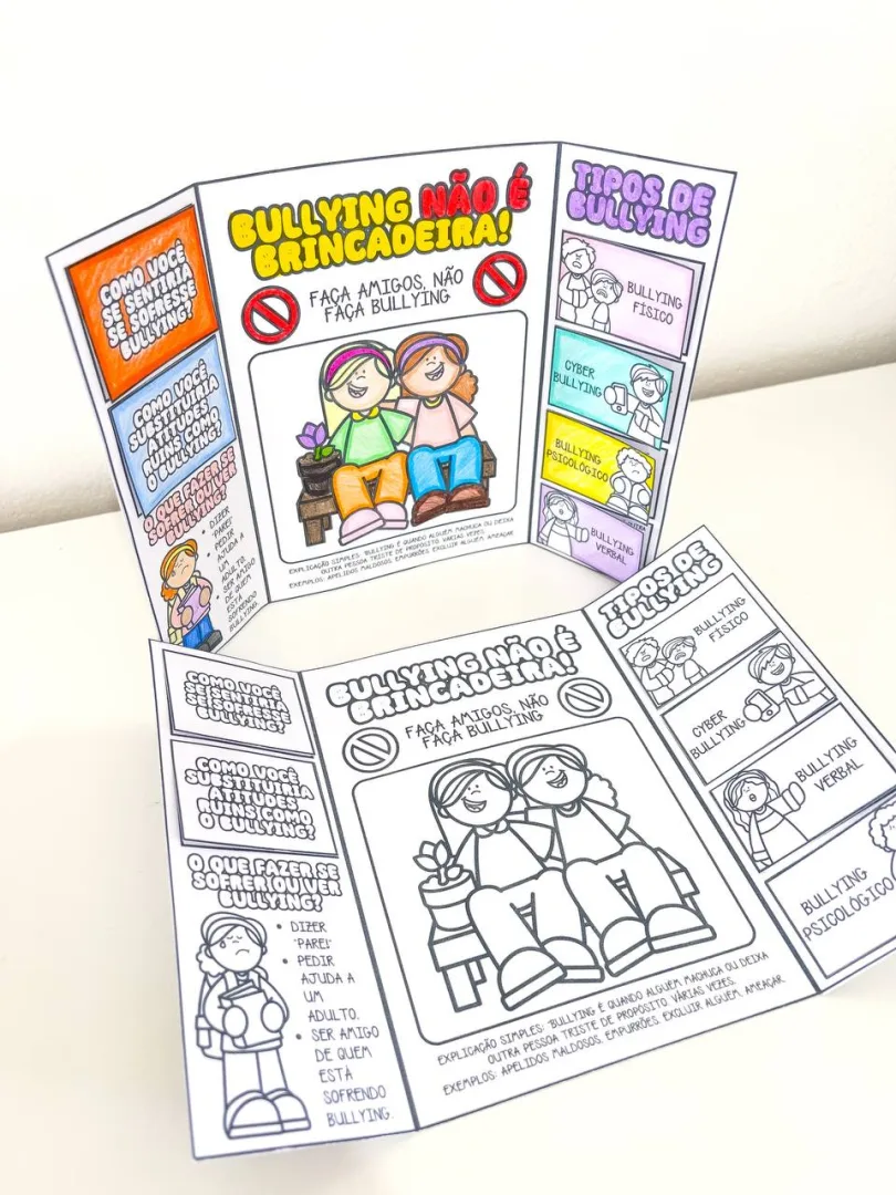 ATIVIDADE SOBRE BULLYING - Lapbook — imagem 5