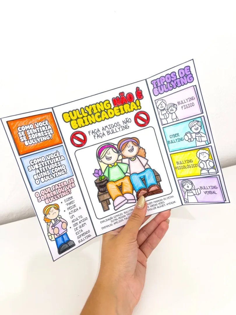 ATIVIDADE SOBRE BULLYING - Lapbook — imagem 6