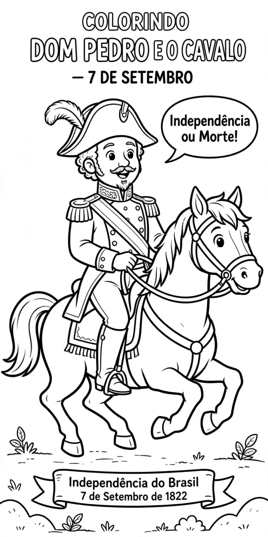 Atividade sobre o Dia 7 de Setembro - 4 Páginas - Ensino Fundamental - PDF — imagem 3