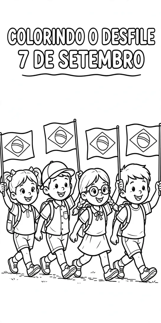 Atividade sobre o Dia 7 de Setembro - 4 Páginas - Ensino Fundamental - PDF — imagem 4