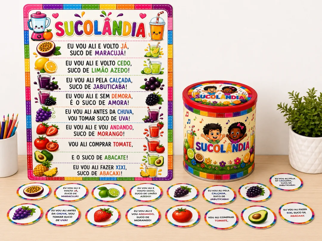 Atividade Sucolândia - Educação Infantil - PDF — imagem 3