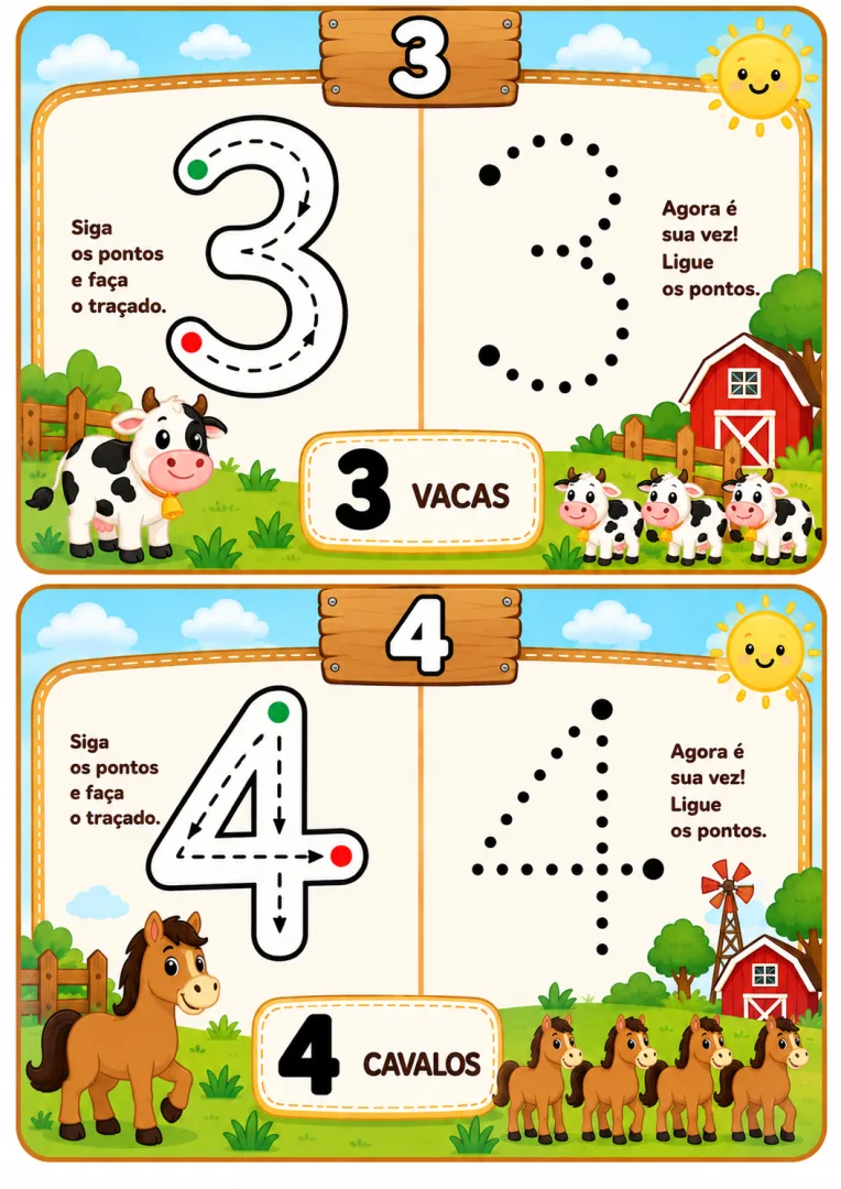 Atividades 1º Ano de Traçado Matemático – Educação Infantil em PDF — imagem 5