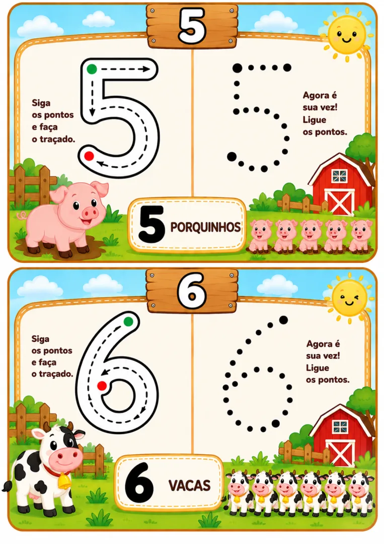 Atividades 1º Ano de Traçado Matemático – Educação Infantil em PDF — imagem 6