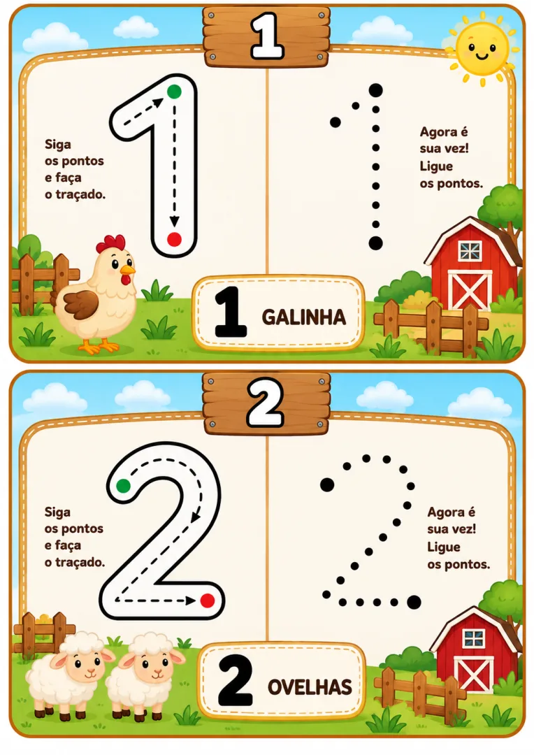 Atividades 1º Ano de Traçado Matemático – Educação Infantil em PDF — imagem 4