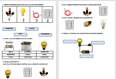 Atividades Adaptadas: Circuitos Elétricos | Ciências | Educação Especial | Ensino Fundamental — imagem 3