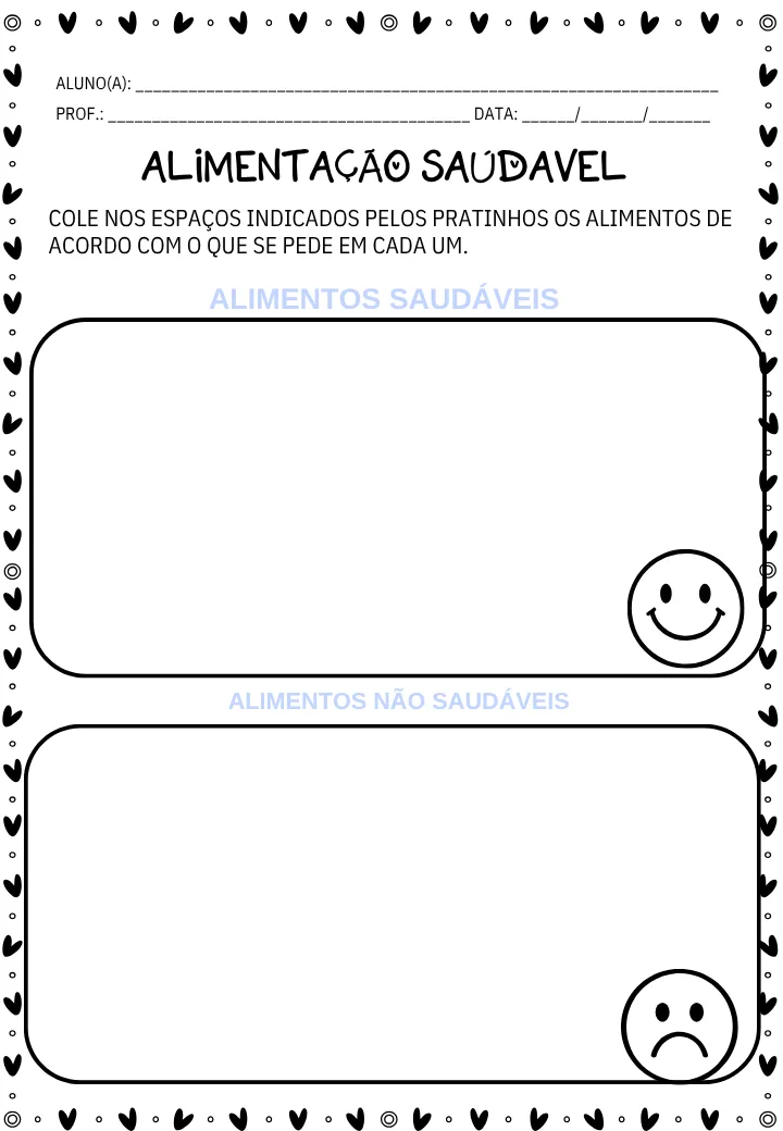 Atividades Alimentação Saúdavel Educação Infantil 8 Páginas em Pdf — imagem 3