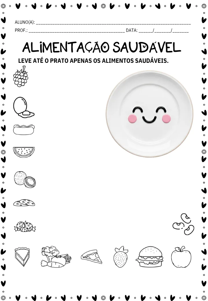 Atividades Alimentação Saúdavel Educação Infantil 8 Páginas em Pdf — imagem 5