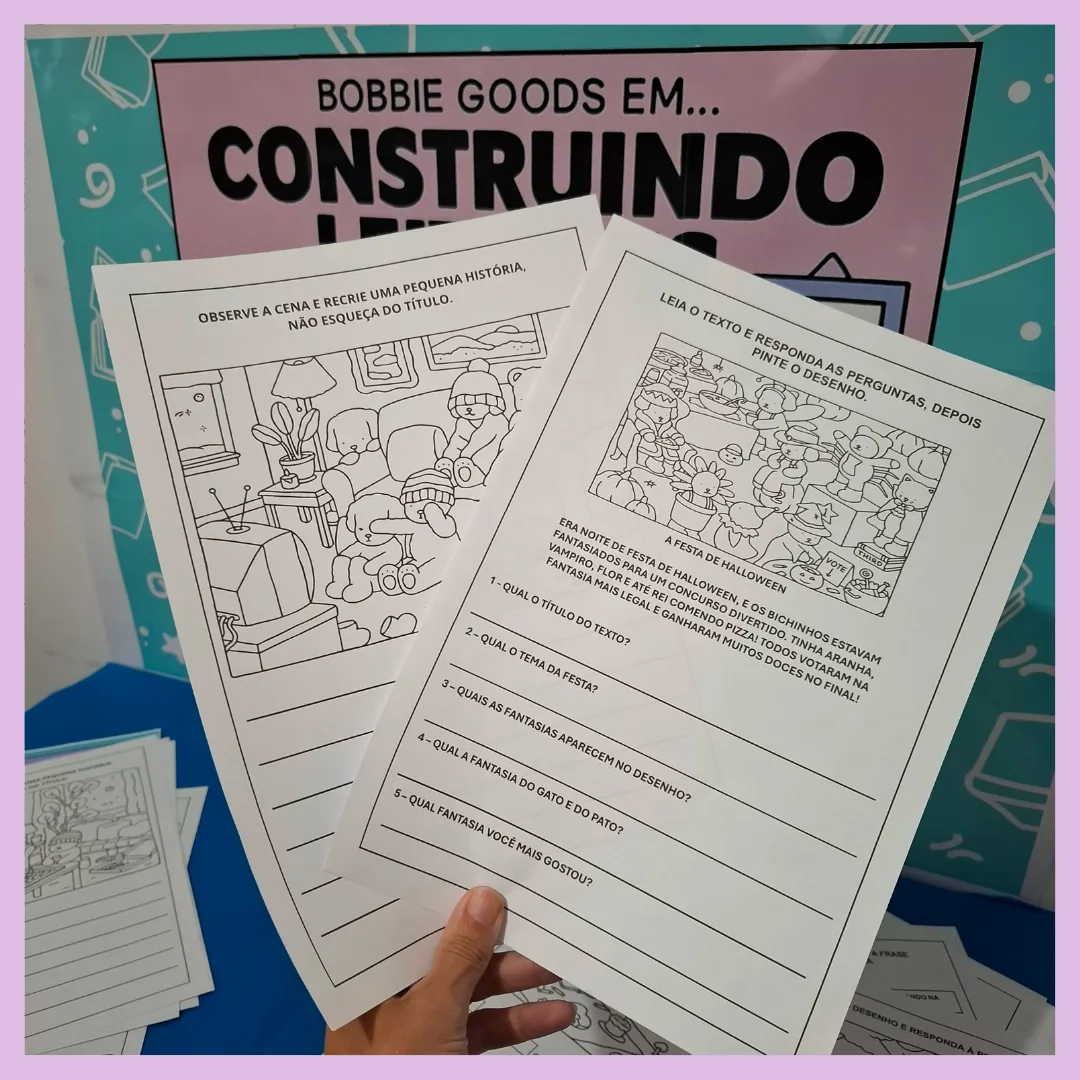 💙 ATIVIDADES BOBBIE GOODS EM.. CONSTRUINDO LEITORES 💛 — imagem 3