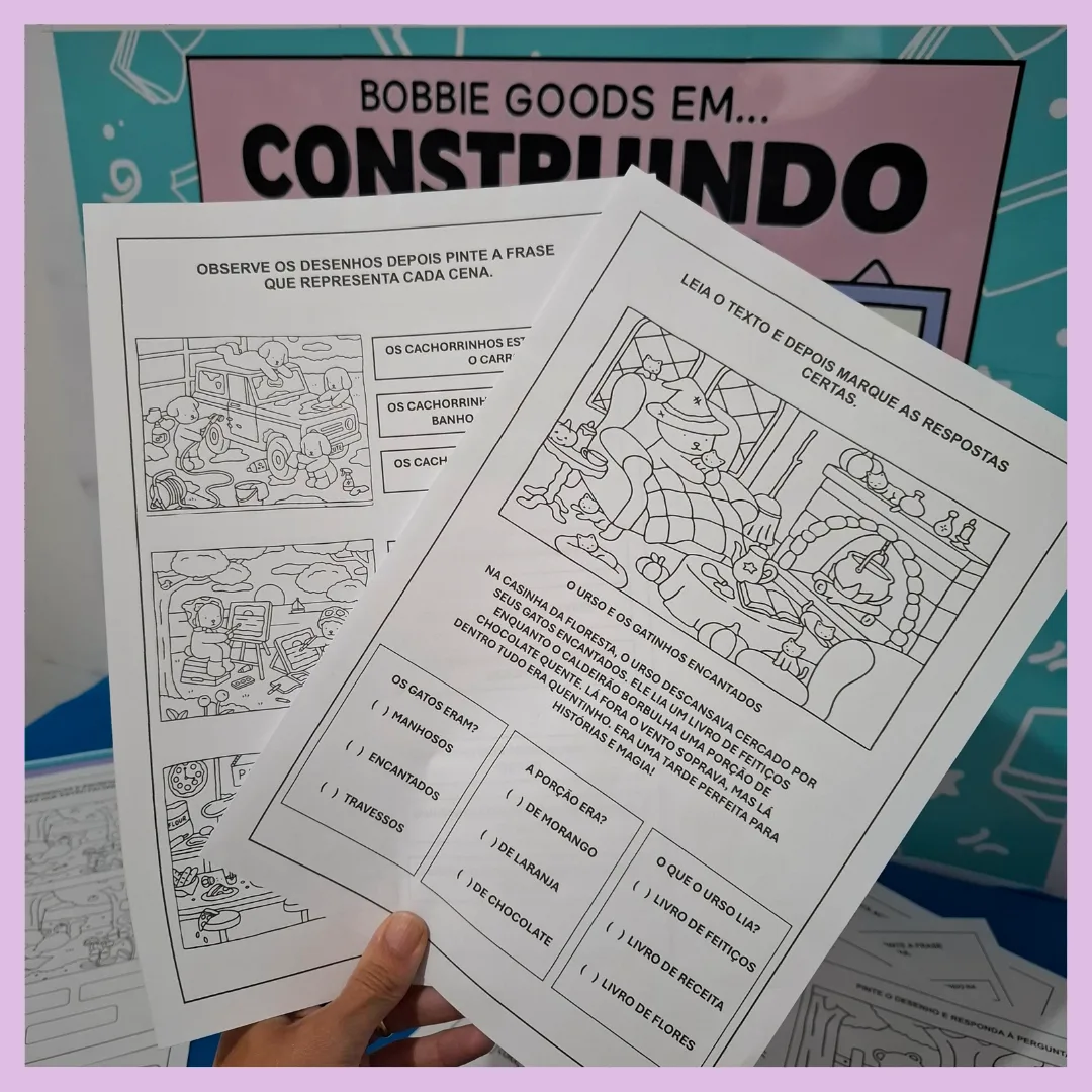 💙 ATIVIDADES BOBBIE GOODS EM.. CONSTRUINDO LEITORES 💛 — imagem 6