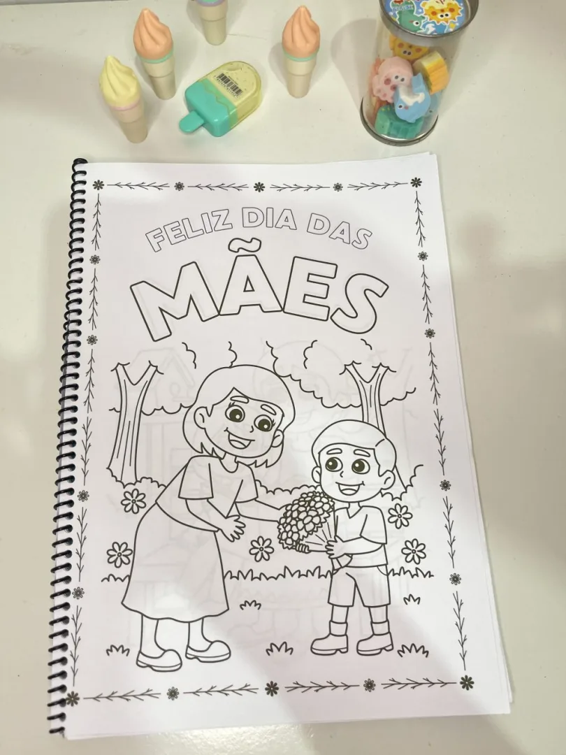 Atividades Colorir, Dia das Mães — Pronto para Imprimir — imagem 3