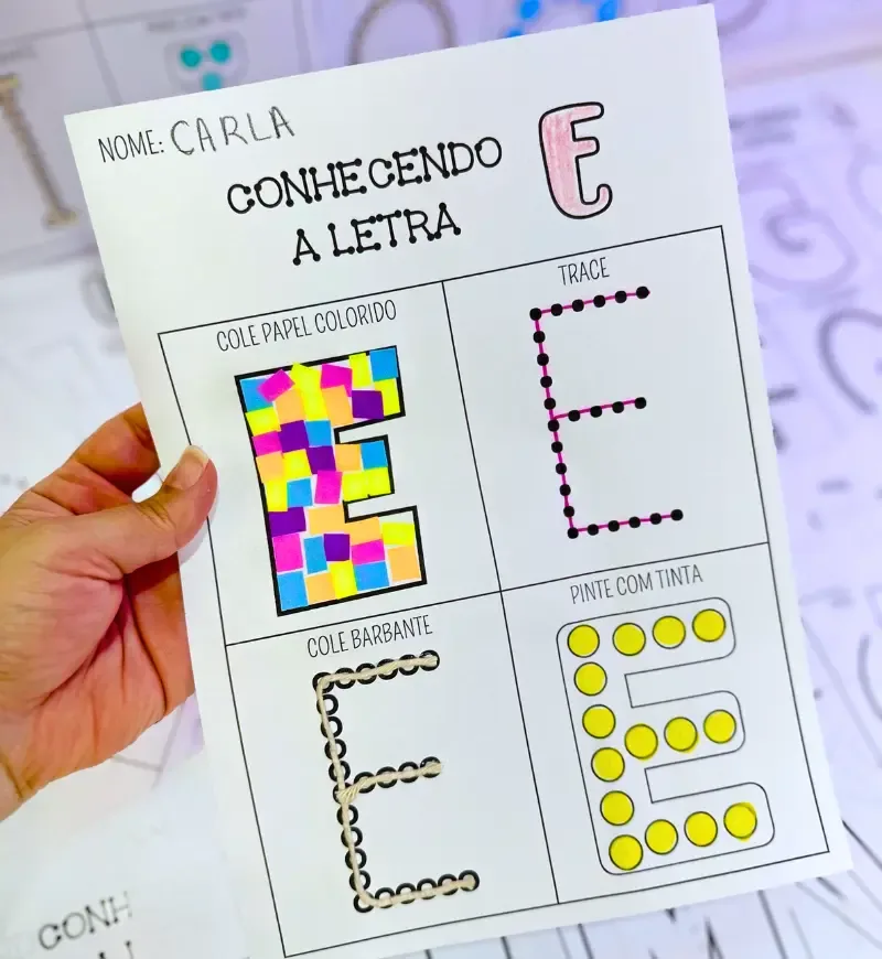 Atividades Conhecendo as Letras — imagem 2