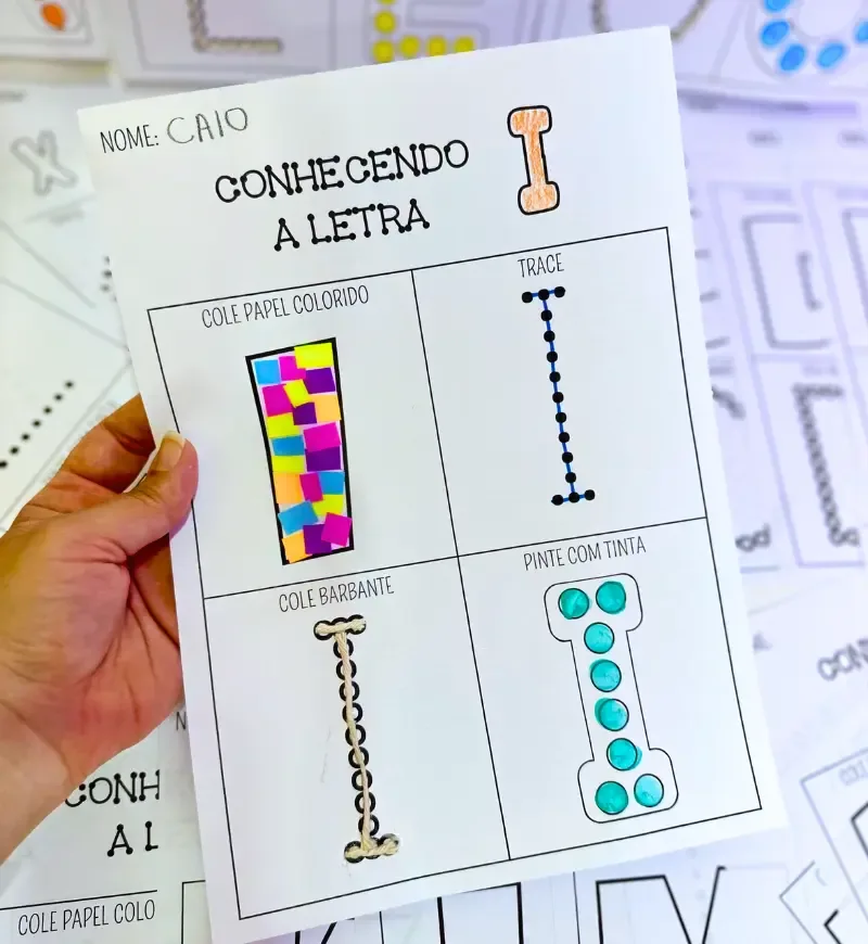 Atividades Conhecendo as Letras — imagem 3