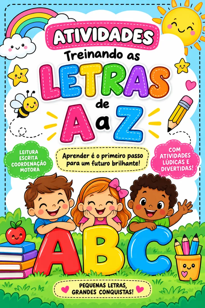 Atividades de a a Z - Alfabetização - PDF com 24 Páginas — imagem 2