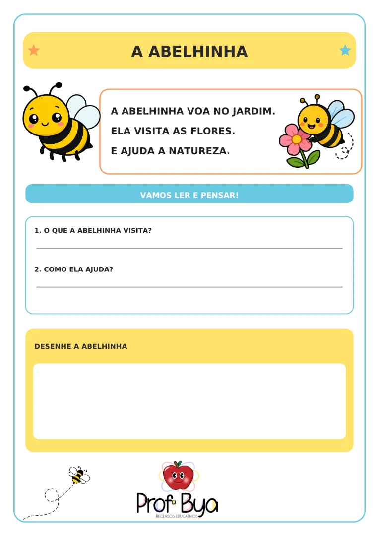Atividades de Alfabetização e Interpretação de Texto - PDF — imagem 5
