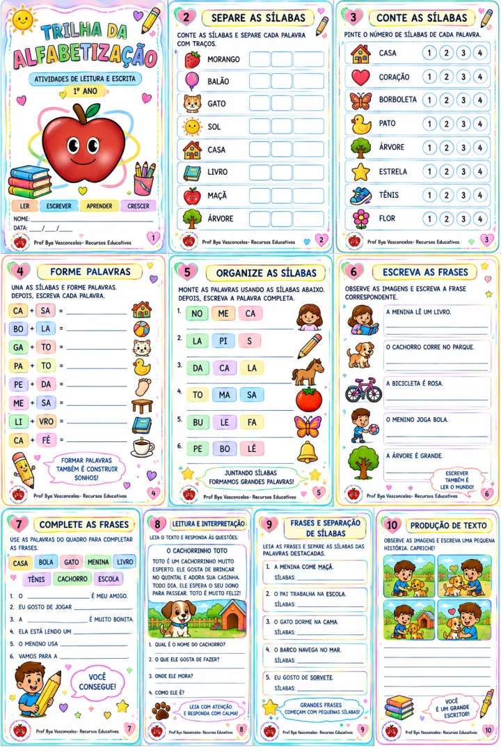 Atividades de Alfabetização. em PDF — imagem 2