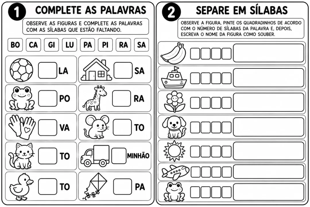 Atividades de Alfabetização em PDF — imagem 2