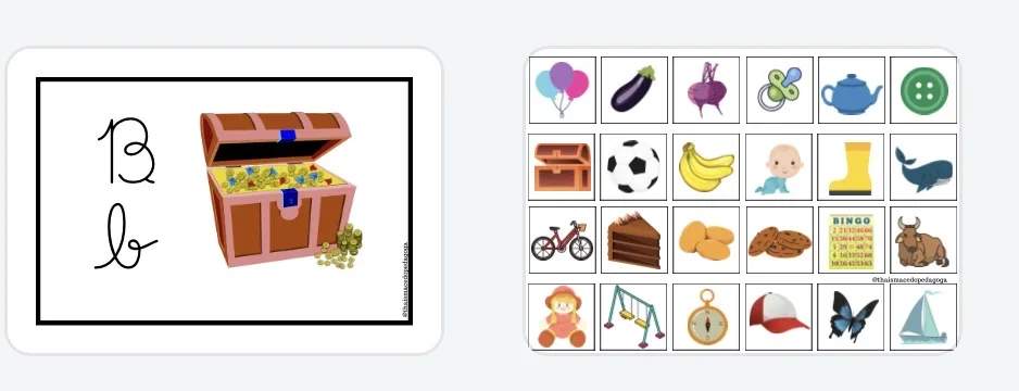 Atividades de Aliteração - Alfabeto com Imagens - Educação Infantil - PDF — imagem 4