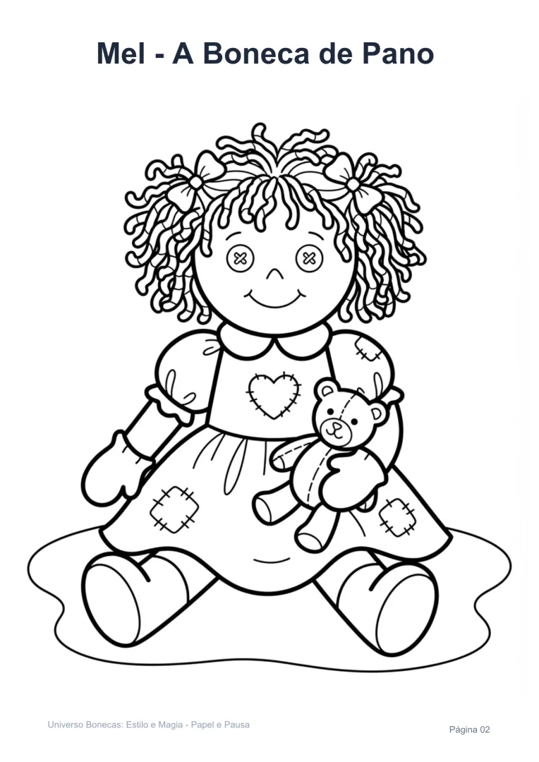 Universo Boneca: Estilos e Magia - Educação Infantil - PDF com 20 Páginas a Partir dos 5 Anos — imagem 2