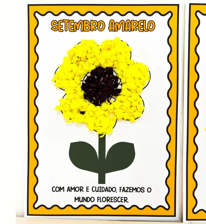 Atividades de Artes Setembro Amarelo — imagem 4