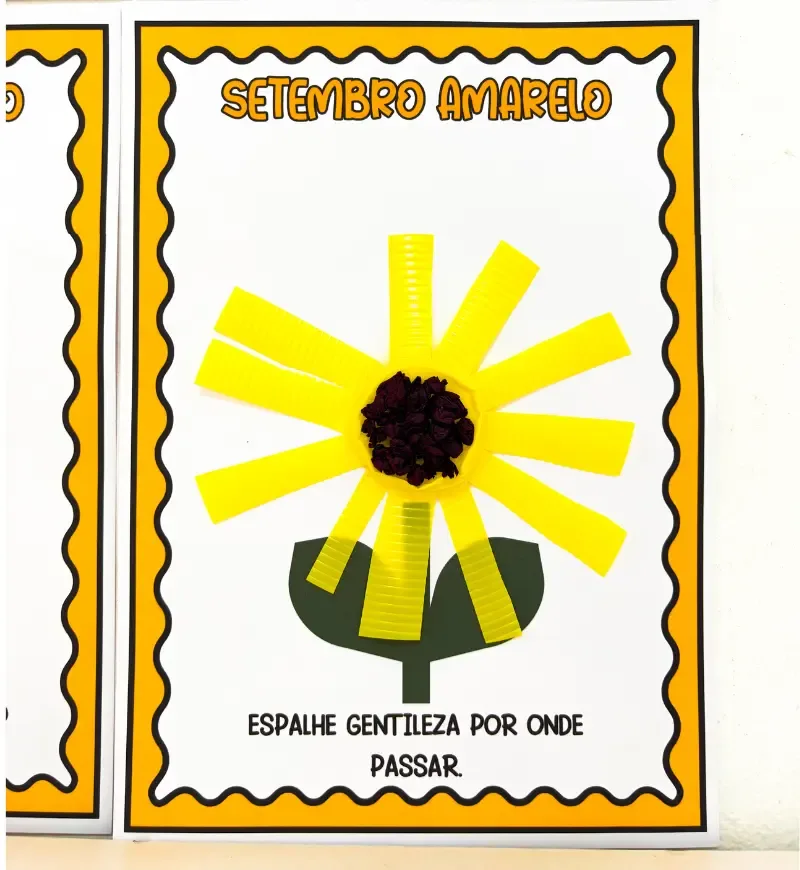 Atividades de Artes Setembro Amarelo — imagem 5