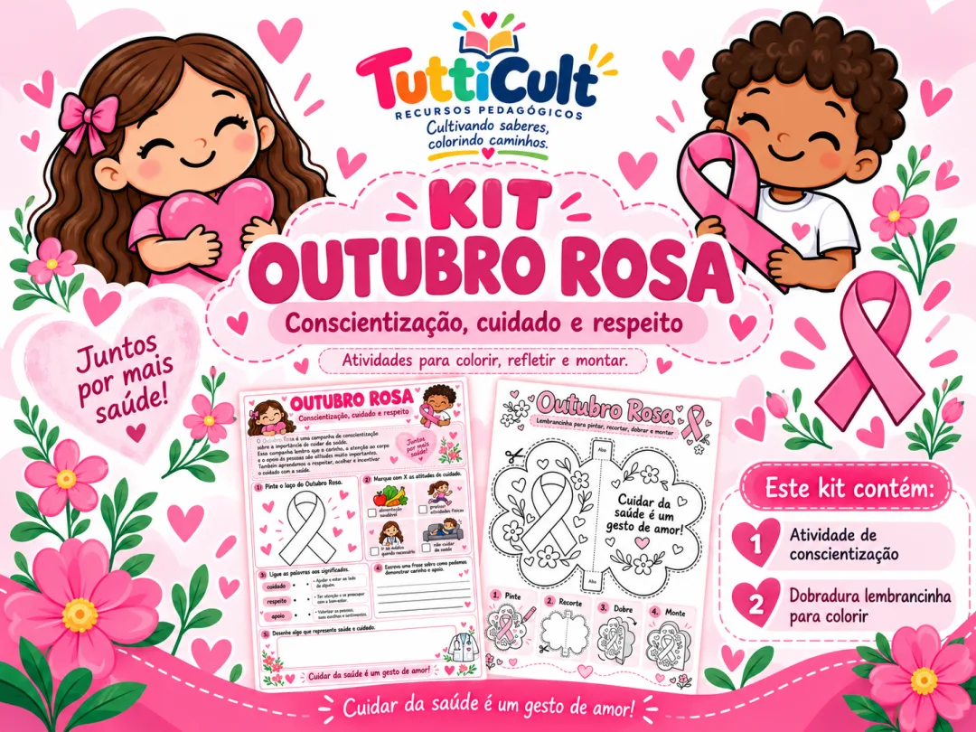  Outubro Rosa - Atividade - Ensino Fundamental - PDF — imagem 2