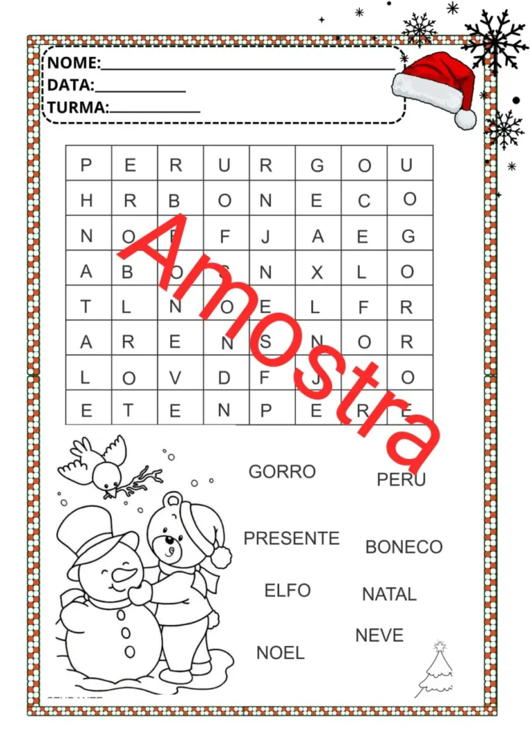 Atividades de Natal — Pronto para Imprimir — imagem 3