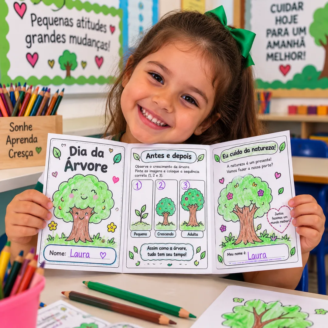 Atividades de Pintura - Dia da Árvore Educação Infantil PDF — imagem 2