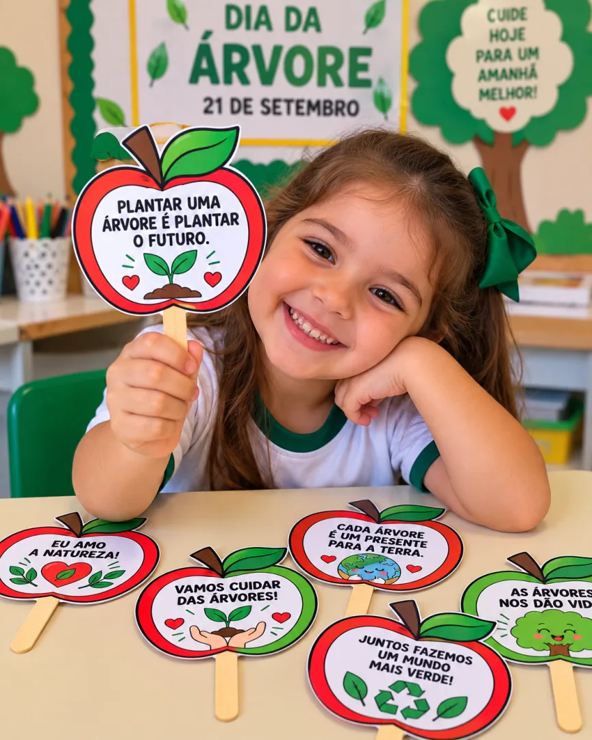 Atividades de Pintura - Dia da Árvore Educação Infantil PDF — imagem 3