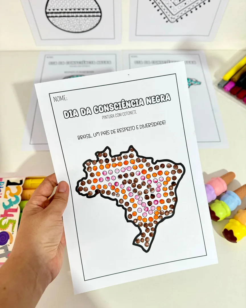 Atividades Dia da Consciência Negra Sobre Respeito às Diferenças em PDF — imagem 3