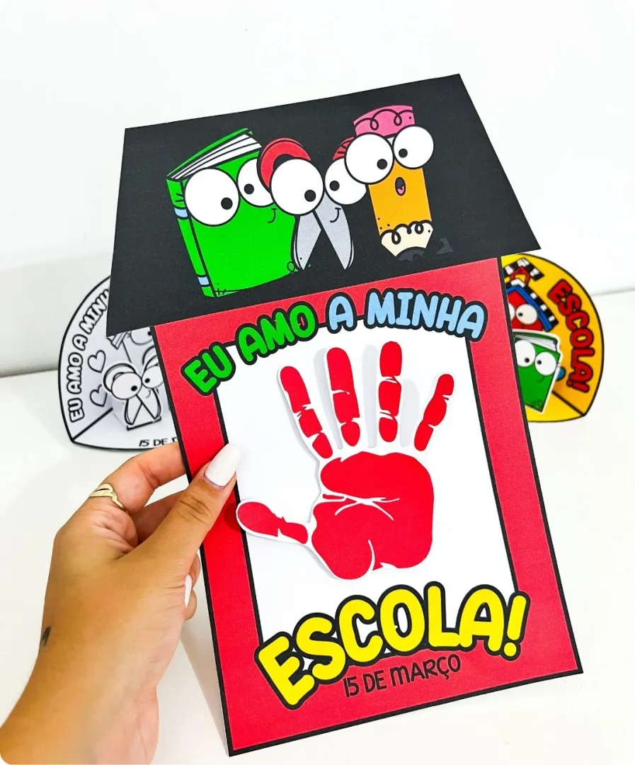 ATIVIDADES DIA DA ESCOLA - KIT CENÁRIO 3D — imagem 2