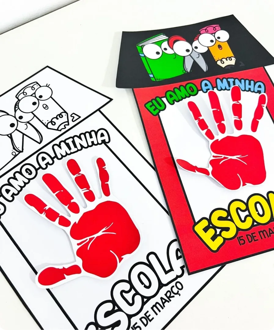 ATIVIDADES DIA DA ESCOLA - KIT CENÁRIO 3D — imagem 5