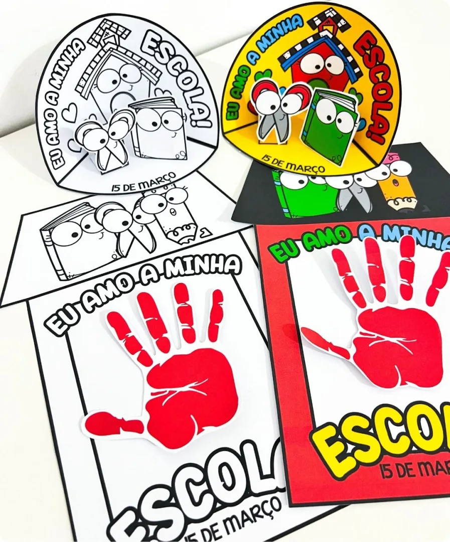 ATIVIDADES DIA DA ESCOLA - KIT CENÁRIO 3D — imagem 7
