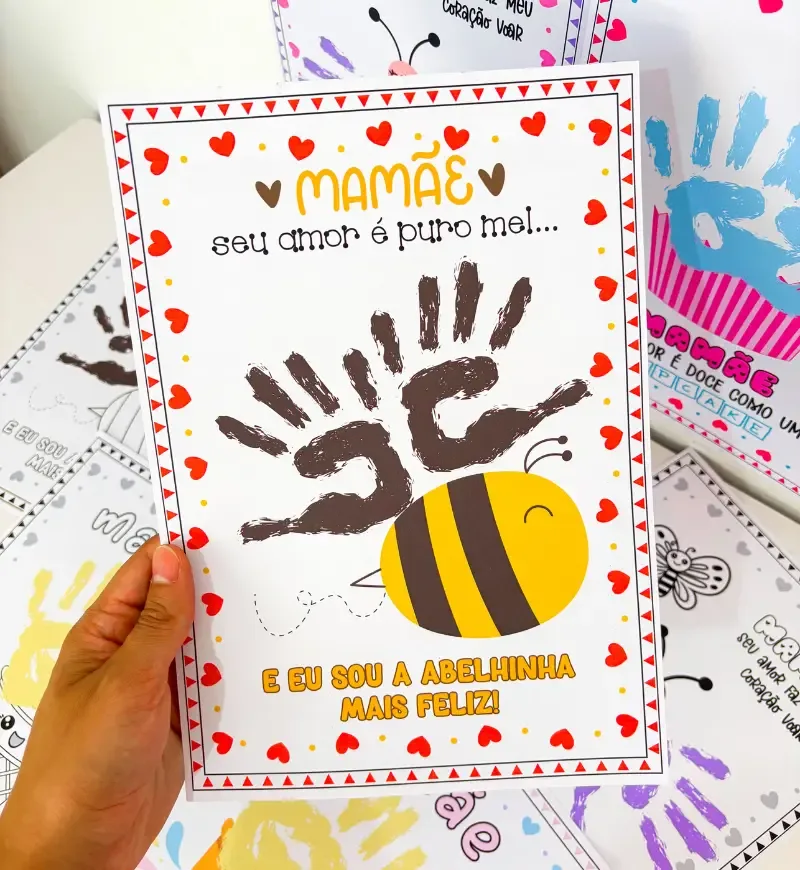 Atividades Dia das Mães - Carimbo de Mão — imagem 6