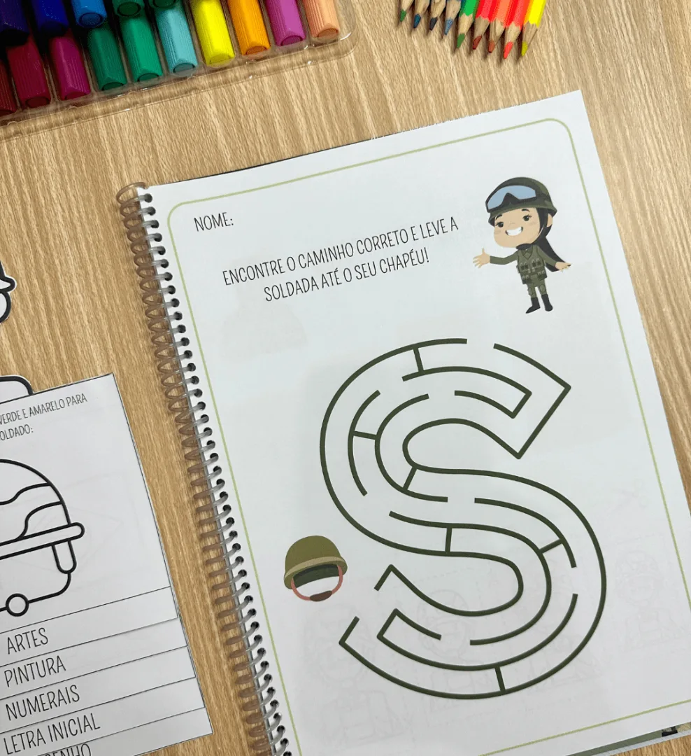 Atividades Dia do Soldado + Flipbook temático — imagem 6