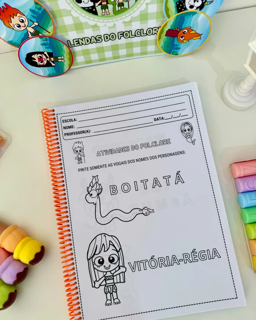 Atividades e Luva Lendas do Folclore — imagem 6