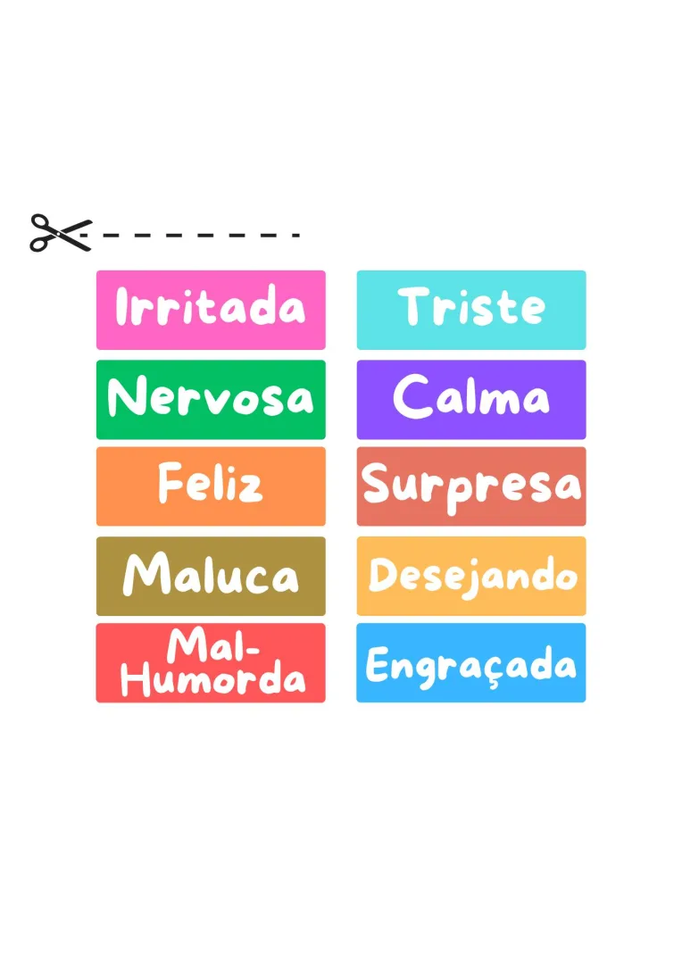 Atividades Emoções - Menina — imagem 6