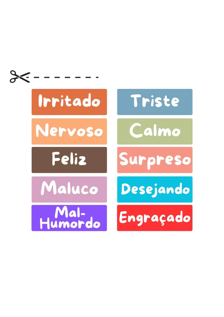 Atividades Emoções- Menino — imagem 7