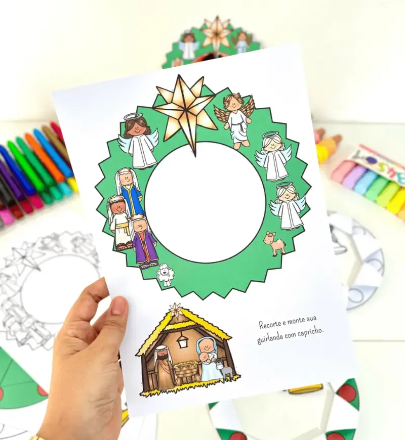 Atividades Guirlandas de Natal PDF Educação Infantil — imagem 2