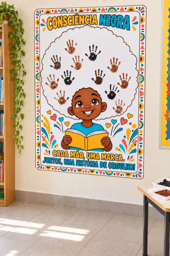 Atividades Mãozinhas - Consciência Negra - PDF — imagem 2