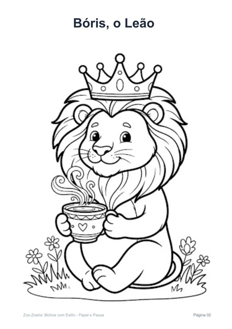 Zoo-Zoeira: Bichos com Estilo - Educação Infantil - PDF com 20 Páginas — imagem 3