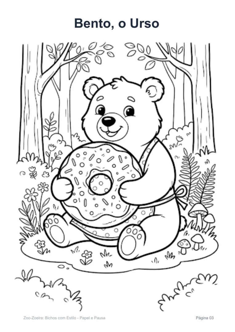 Zoo-Zoeira: Bichos com Estilo - Educação Infantil - PDF com 20 Páginas — imagem 4