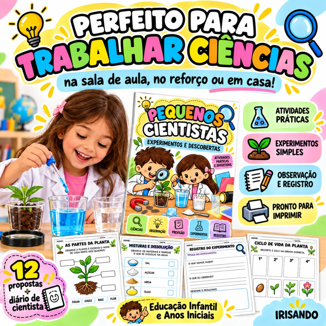 Atividades - Pequenos Cientistas | Experimentos e Descobertas — imagem 4